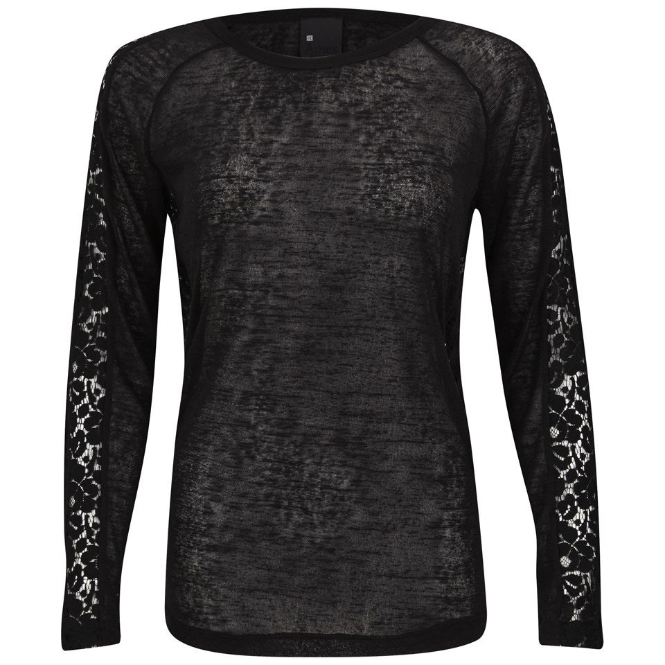 Six Ames Women's Ronja Long Sleeve T-Shirt - Black