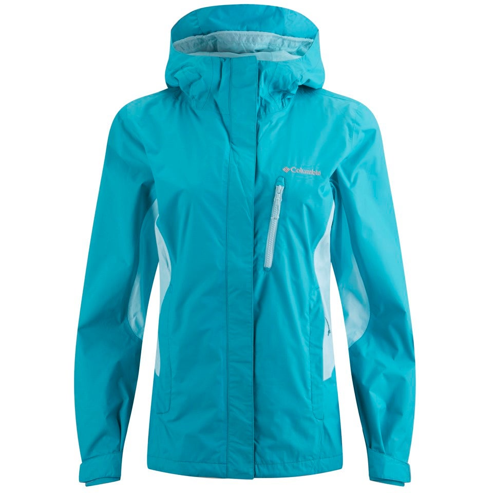 turquoise waterproof jacket