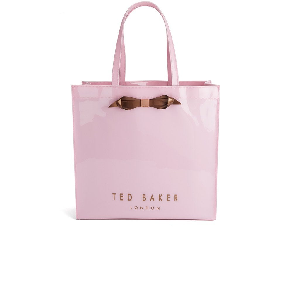 Ted Baker Women's Tedcon Plain Bow Icon Tote Bag - Baby Pink
