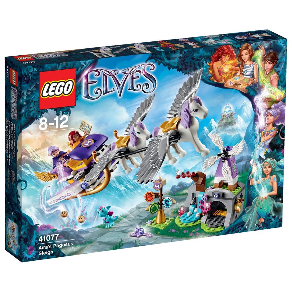 LEGO Elves Aira s Pegasus Sleigh 41077 Toys Zavvi UK