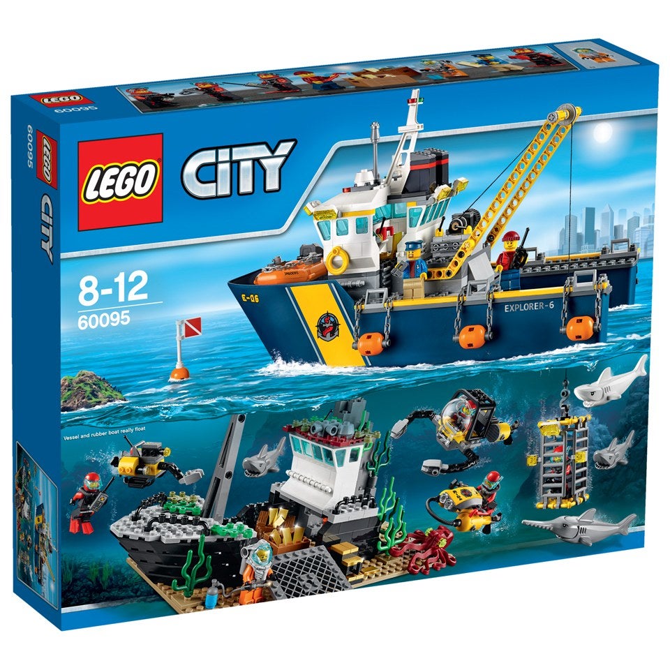 kapital Raffinere stribet LEGO City: Deep Sea Exploration Vessel (60095) Toys - Zavvi US