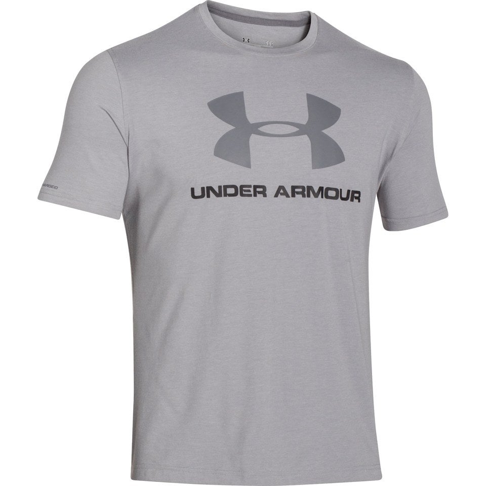 Under Armour Men's Sportstyle Logo T-Shirt - True Grey Heather