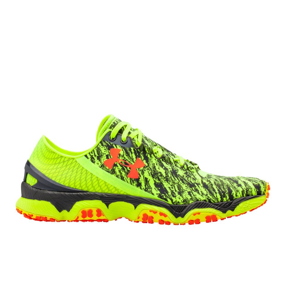 Armour Men's Speedform Running Shoes - High-Vis Yellow/Lead/Bolt Orange | ProBikeKit.com