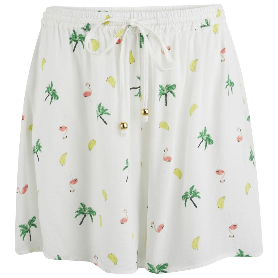 MINKPINK Women's Flamingo Fruit Salad Shorts - Multi
