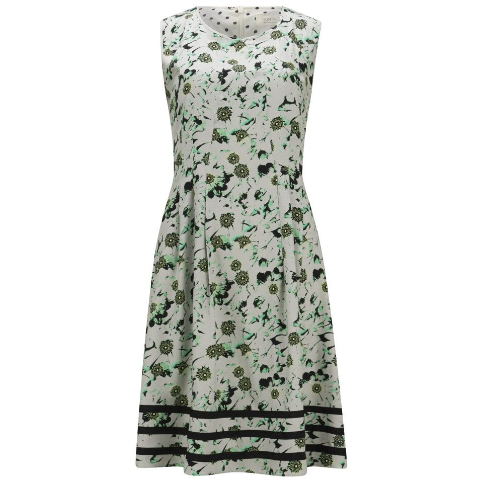 nümph Womens Vera Printed Dress - Subtle Green