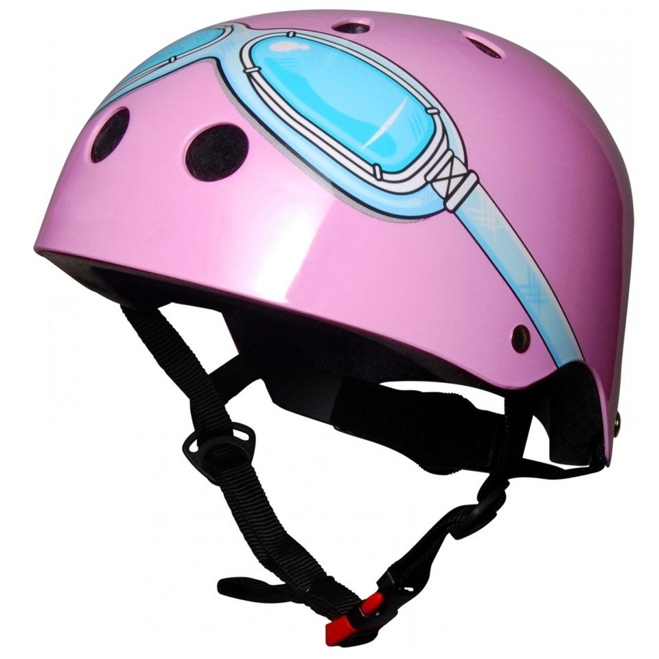 Kiddimoto Goggle Helmet - Pink
