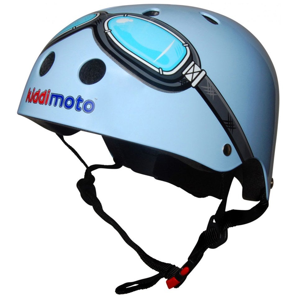 Kiddimoto Goggle Helmet - Blue