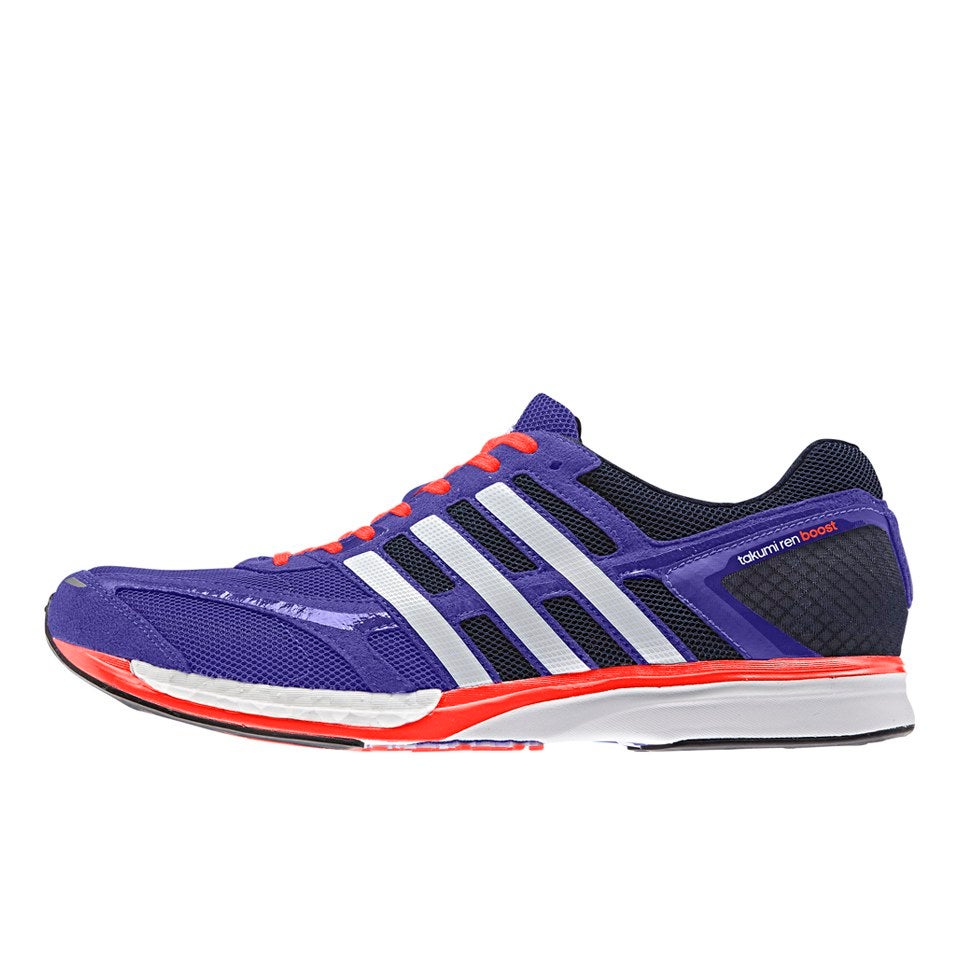adidas Men's Adizero Takumi Ren 3 Running Shoes - Purple/White/Navy