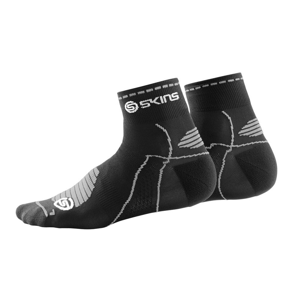 Skins Cycle Quarter Socks - Black