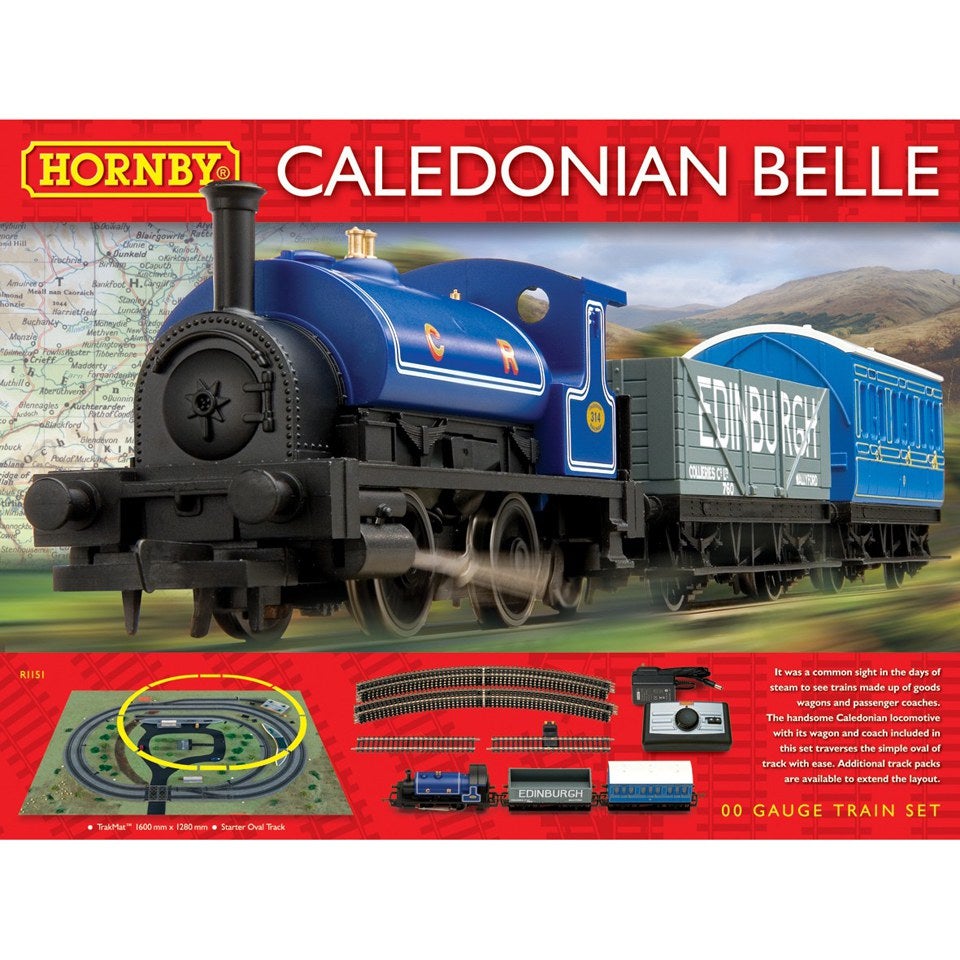 Hornby caledonian train set sales