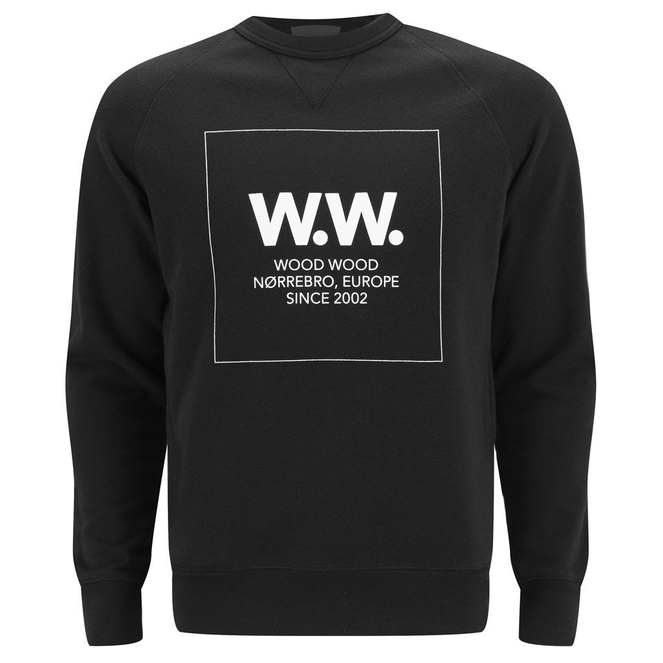 Wood Wood Men's Square Sweatshirt - Black