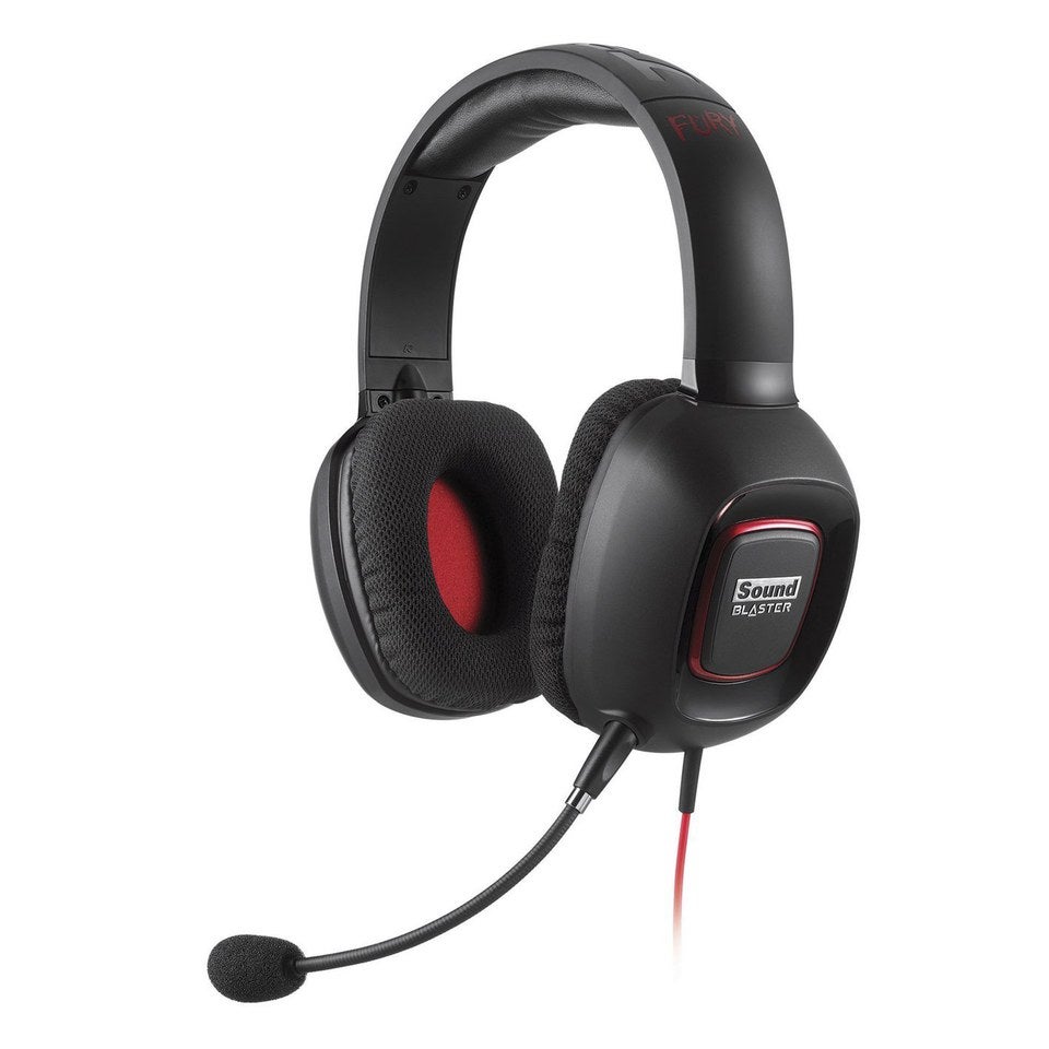 Creative Sound Blaster Tactic3D Fury Gaming Headset (PS4, PC, Mac, Mobile) - Black