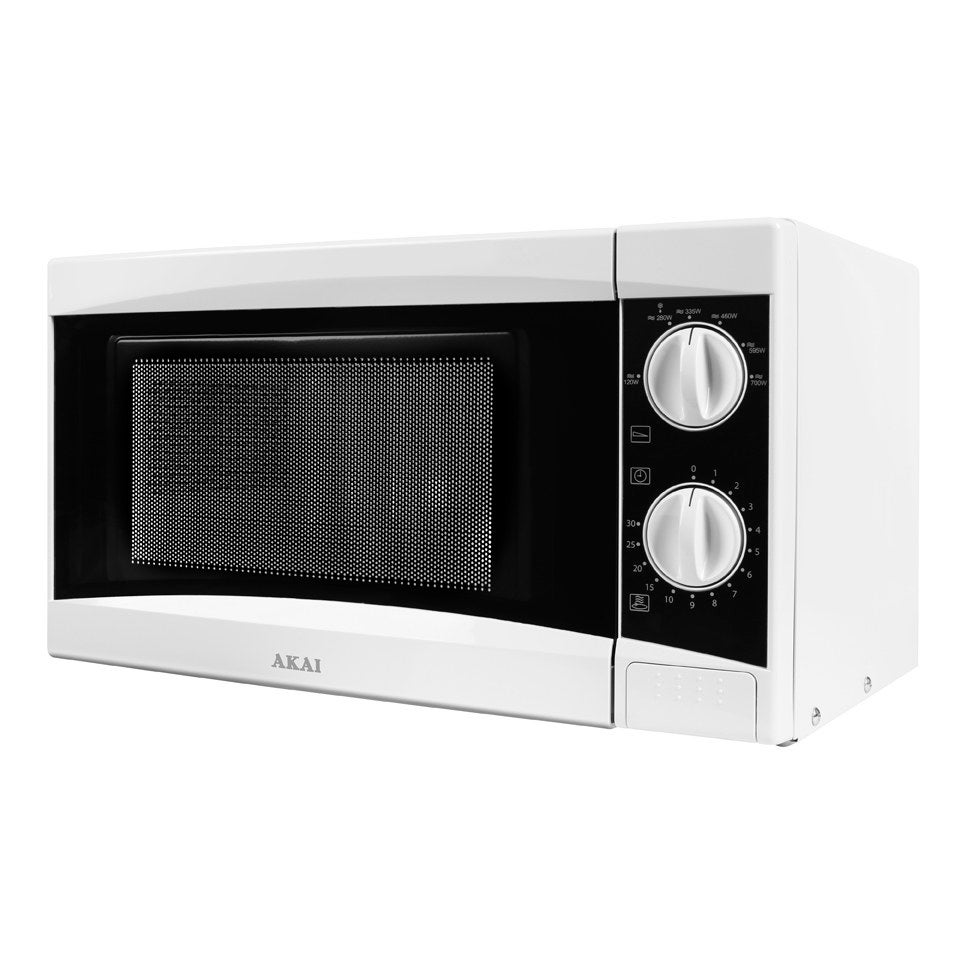Akai A24001 Manual Microwave - White - 800W