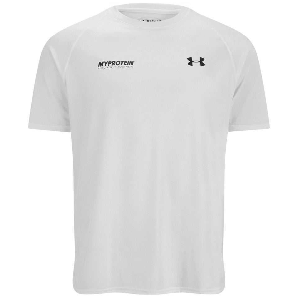 Tshirt Tech™ Under Armour® pour homme - Blanc/Noir