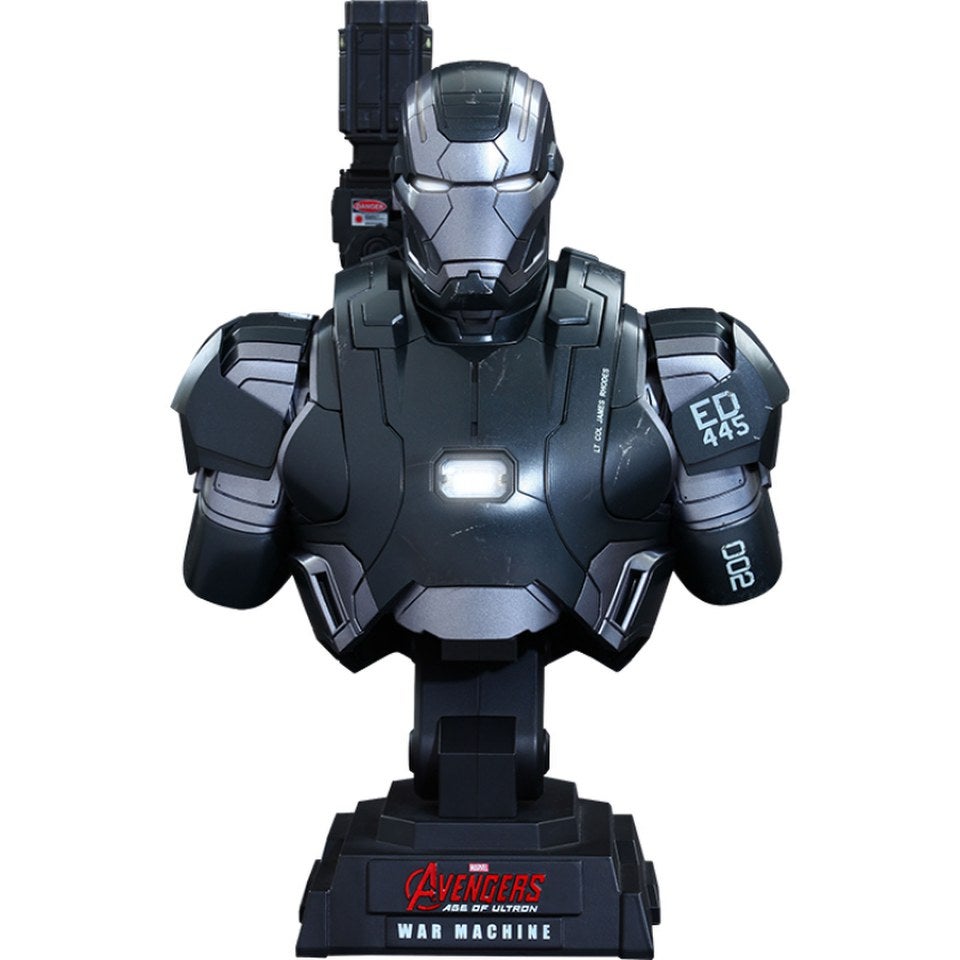 Hot Toys Marvel Age of Ultron War Machine Mark II 1 4 Scale Bust Merchandise Zavvi UK