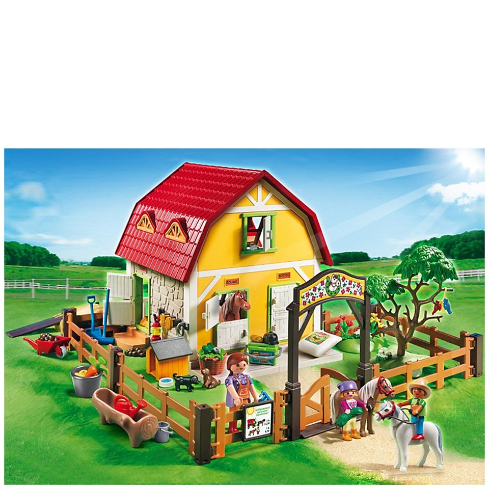 Playmobil stable extension pony farm