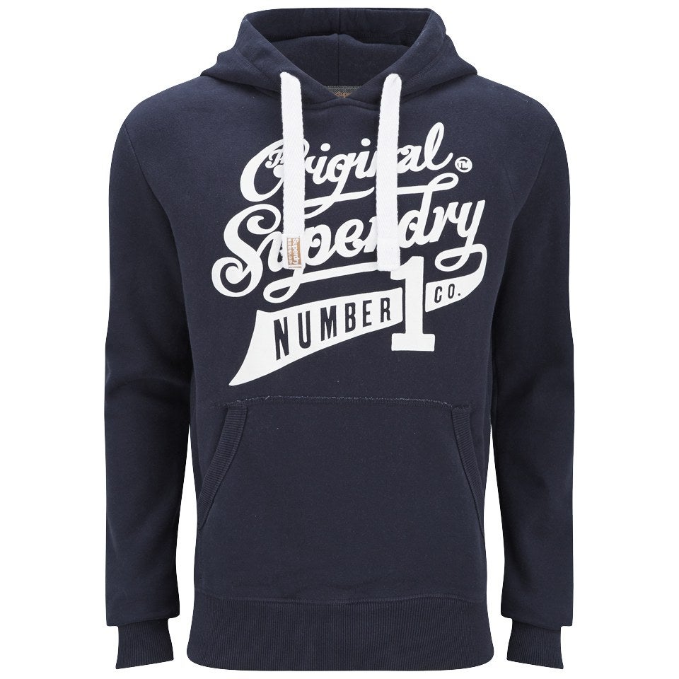 Superdry Men's Number 1 Co Entry Hoody - French Navy