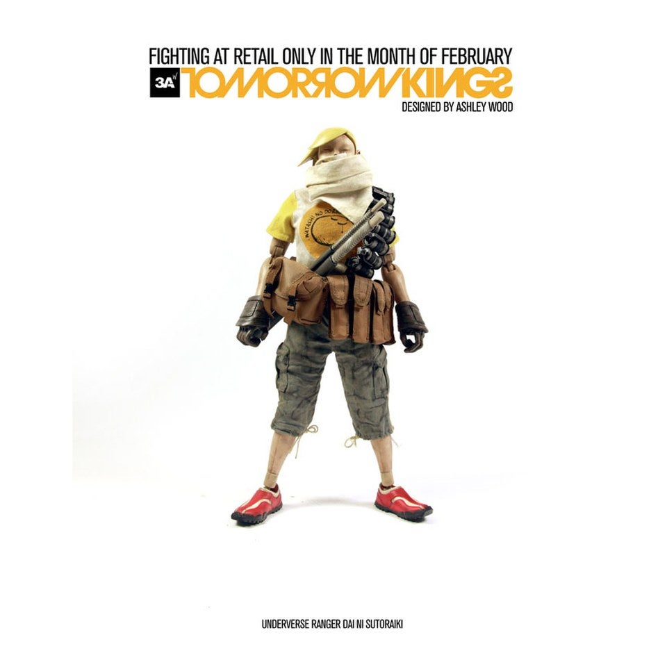 【爆売り！】 ThreeA Tomorrow Kings Underverse Ranger Dai Ni Sutoraiki キューブリック、ベアブリック