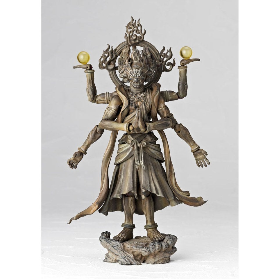 Takeya Takayuki Buddhist Revoltech Takeya No. 003 Ashura Wooden