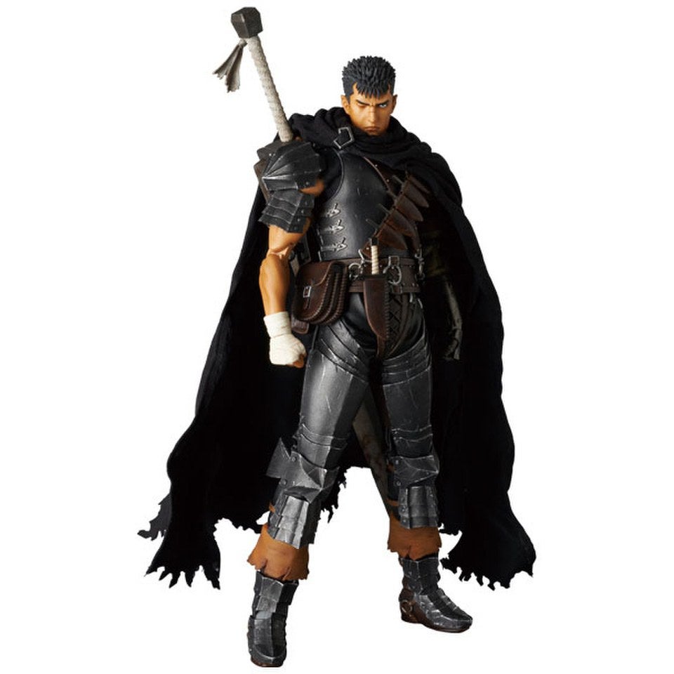 Berserk Golden Age Arc RAH Guts Black Swordsman Action Figure Merchandise -  Zavvi US