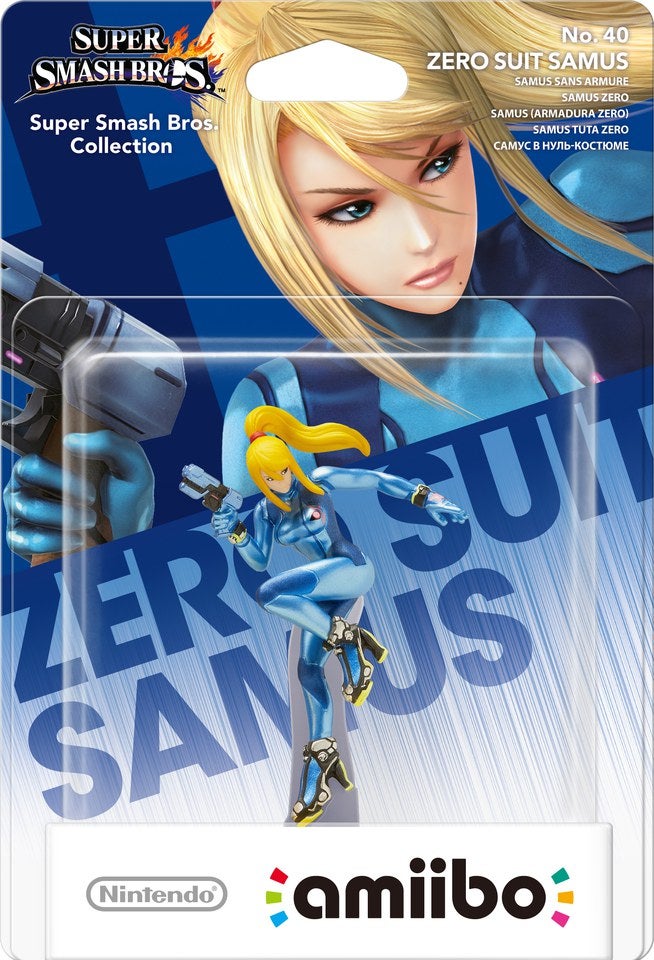 amiibo Super Smash Bros Collection Zero Suit Samus
