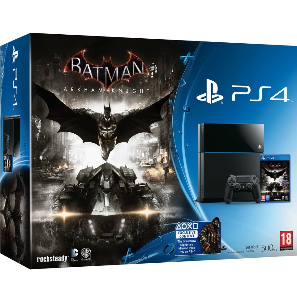 Sony PlayStation 4 500GB Console - Includes Batman Arkham Knight