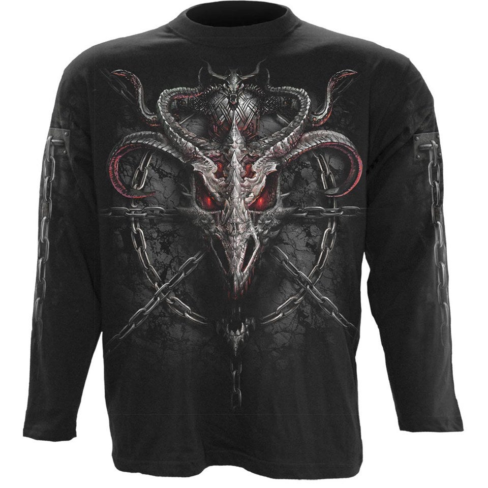 Spiral Men's DRAGON HERITAGE Long Sleeve T-Shirt - Black