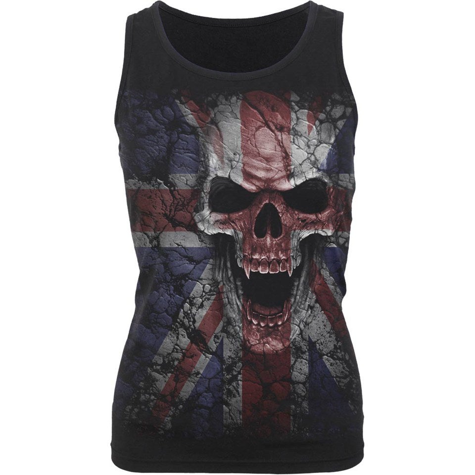 Spiral Women's UNION WRATH Razor Back Top - Black