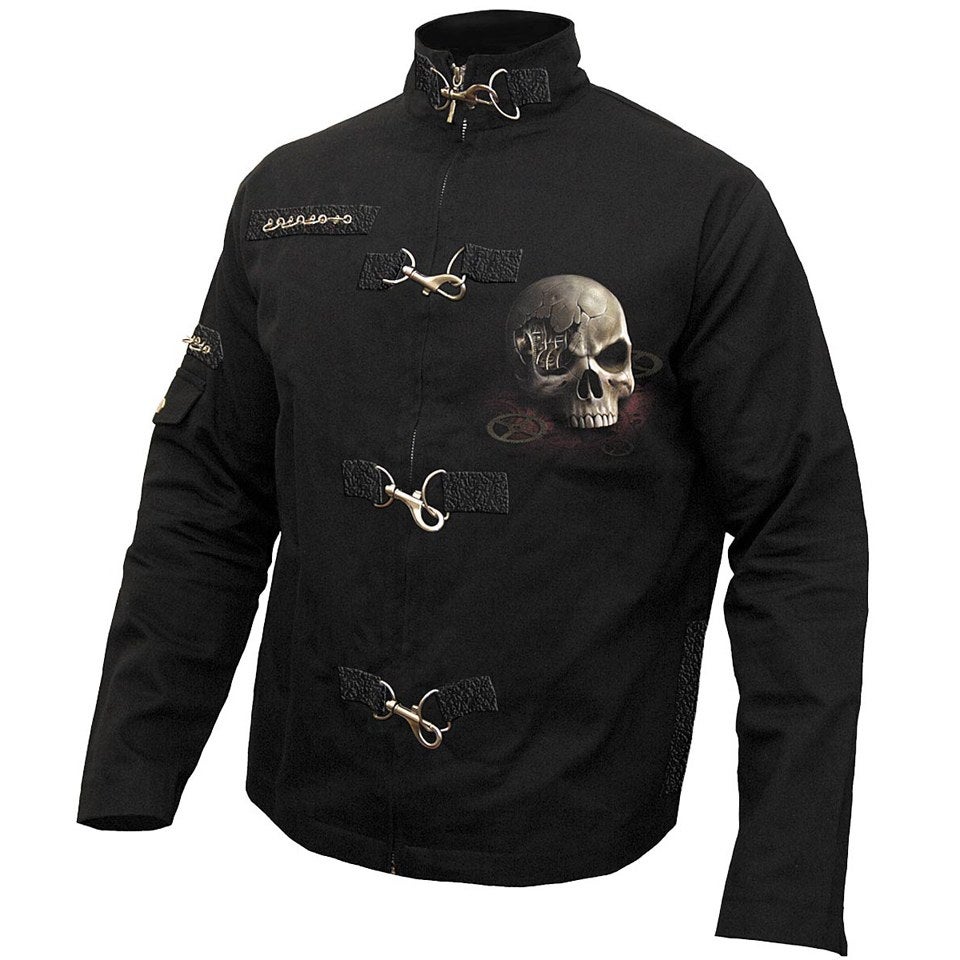 Spiral Men's STEAM PUNK BANDIT Orient Goth Jacket - Black
