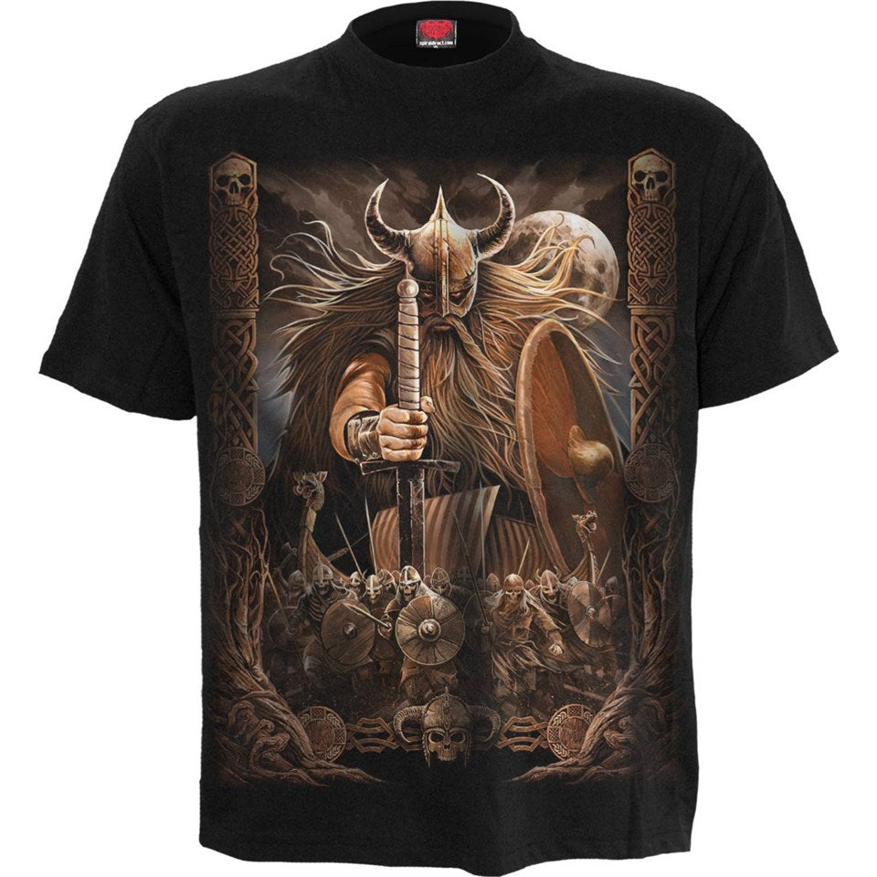 Spiral Men's CELTIC PIRATES T-Shirt - Black