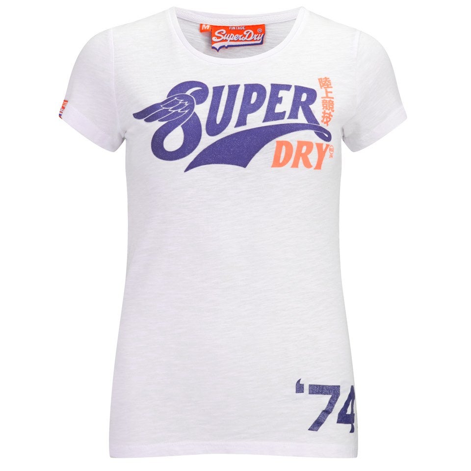 Superdry Women's S-Wing Entry T-Shirt - Optic
