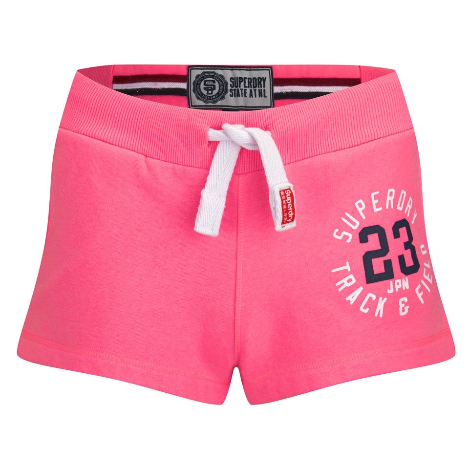 Superdry Women's Trackster Lightweight Shorts - Neon Pink