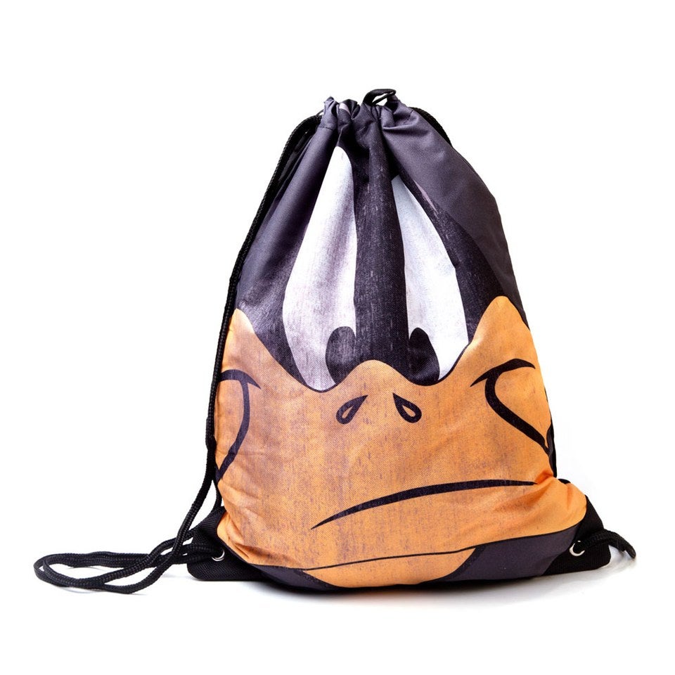 Looney Tunes Daffy Duck Big Face Drawstring Gymbag Merchandise - Zavvi US