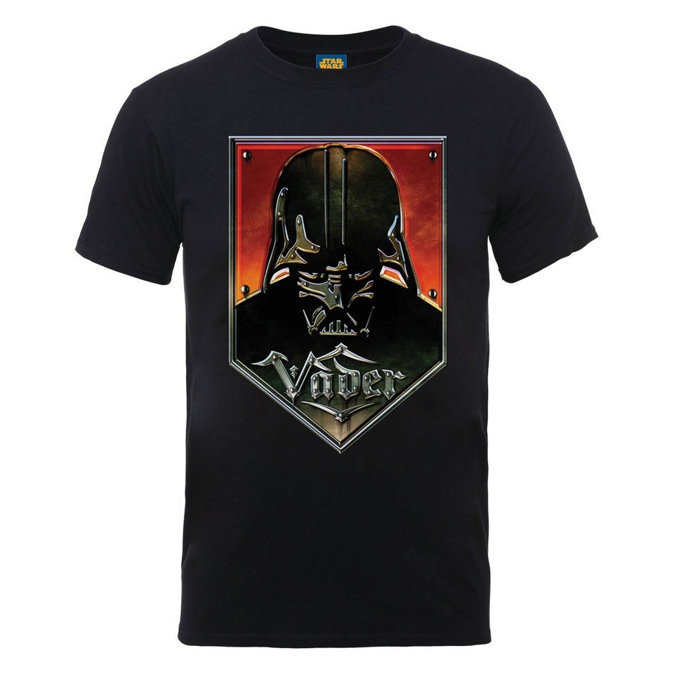 Star Wars Men's Darth Vader Graphic Shield T-Shirt Black