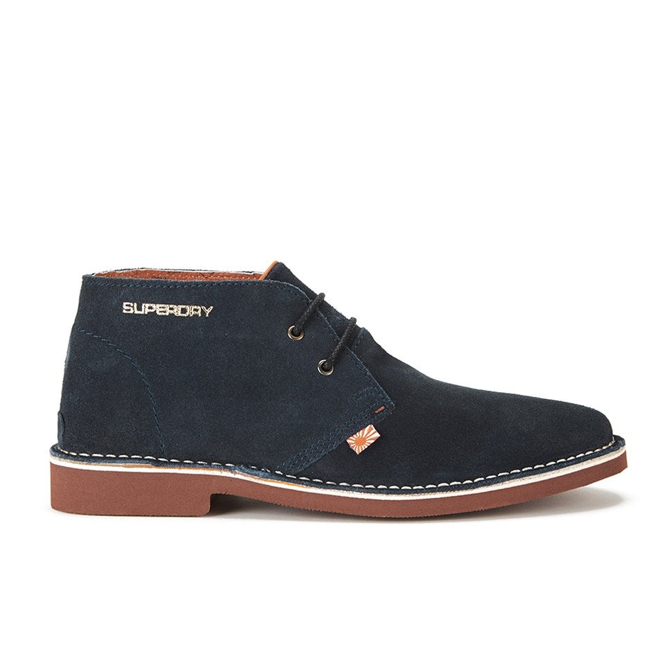 Superdry Men s Kalahari Suede Desert Boots Navy TheHut