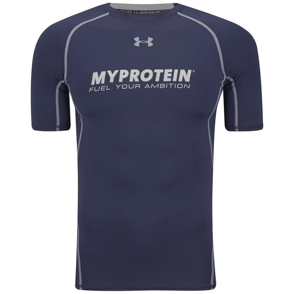 Myprotein Under Armour® Men's Heatgear Armour Short Sleeve Compression T-Shirt - Midnight Navy