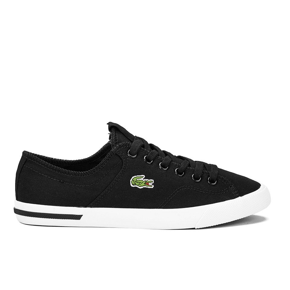 Lacoste Women s Ramer LCR2 Canvas Trainers Black TheHut
