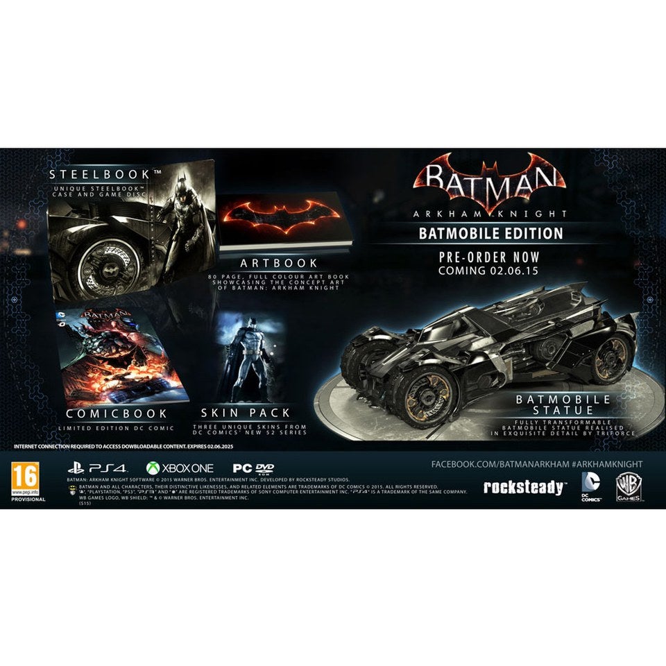 Batman: Arkham Knight – Batmobile Edition PS4 | Zavvi España