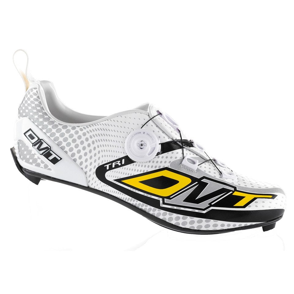 DMT Scorpius Tri Shoes Black White Silver ProBikeKit