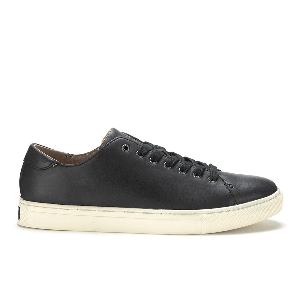 Polo Ralph Lauren Men's Jermain Leather Trainers - Black - Free UK ...