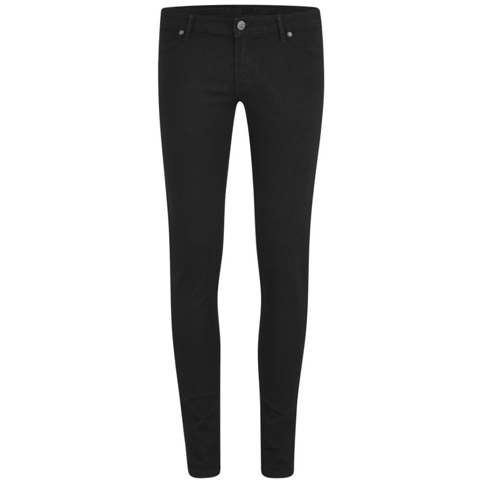 Cheap Monday Women s Super Soft Low Rise Super Skinny Jeans Black TheHut