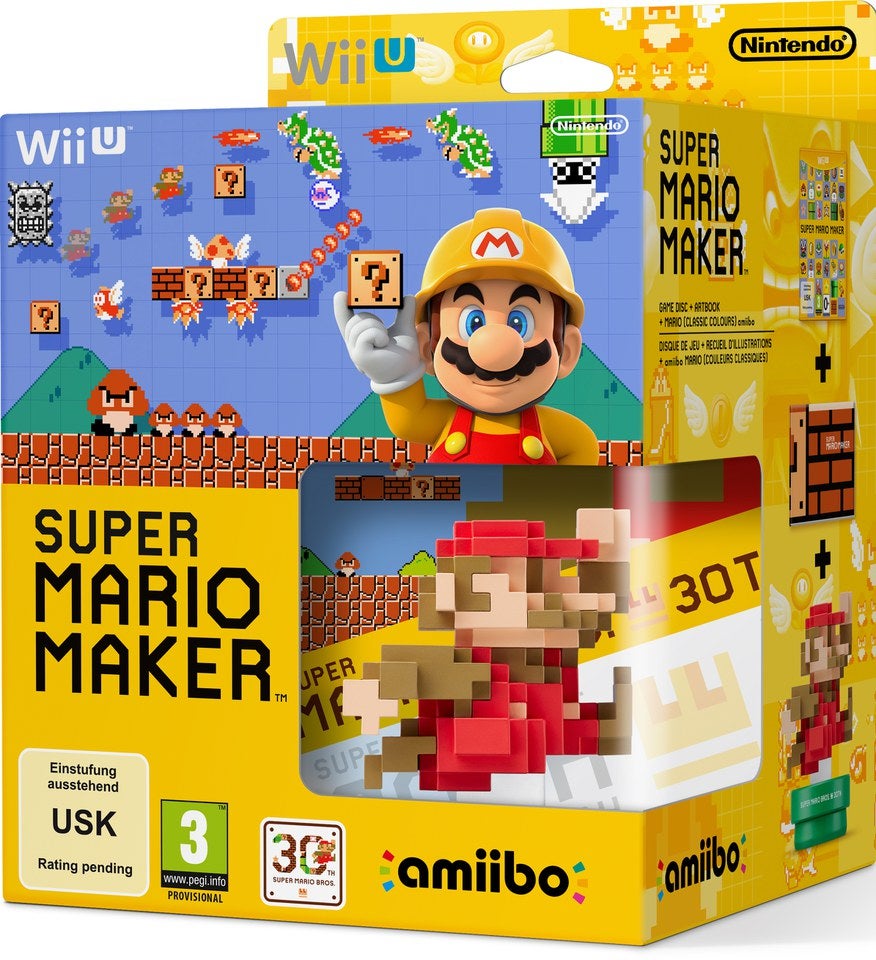 Infantil colorante Variante Super Mario Maker - Includes Artbook & amiibo Figure Wii U | Zavvi España
