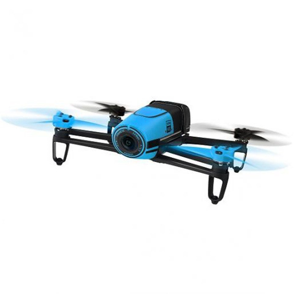 Allergi ledig stilling Ælte Parrot Bebop Drone (Embedded GPS, 14MP Camera, 1080p HD Camcorder, 8GB  Flash Storage) - Blue Unique Gifts - Zavvi US