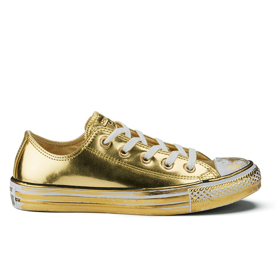 Gold converse trainers new arrivals