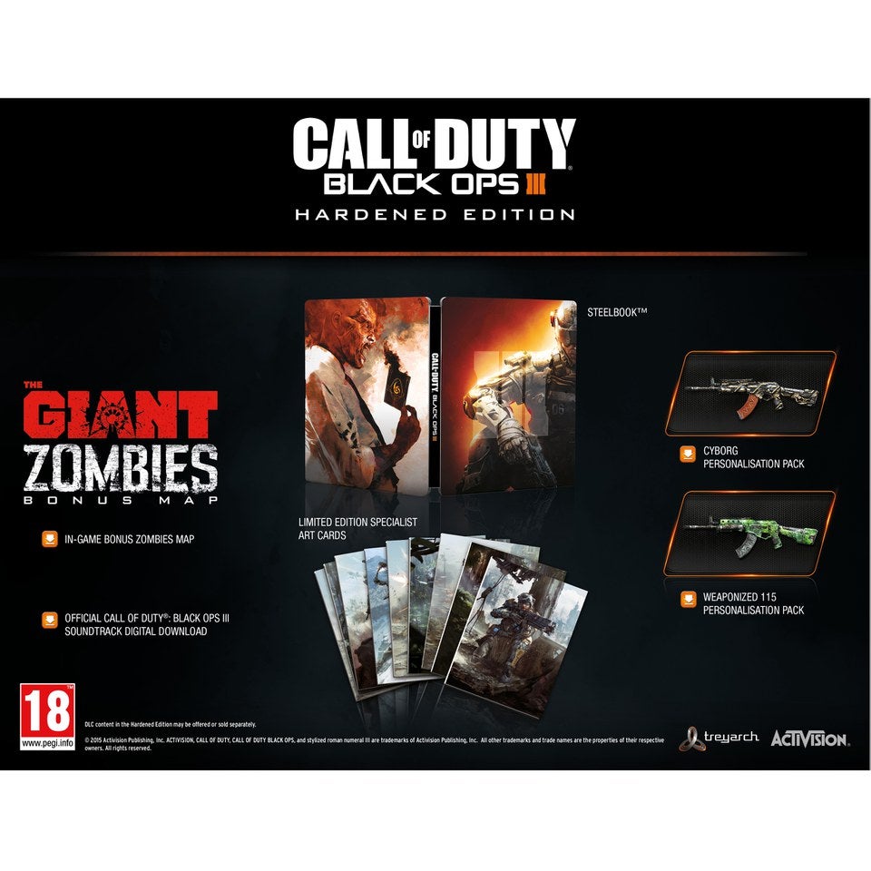 Limited edition black top ops 3 ps4