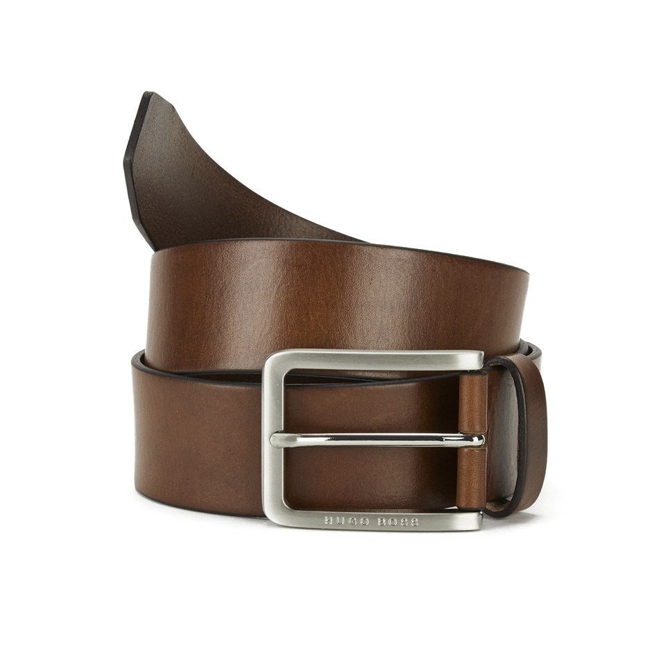 Hugo boss tan belt clearance