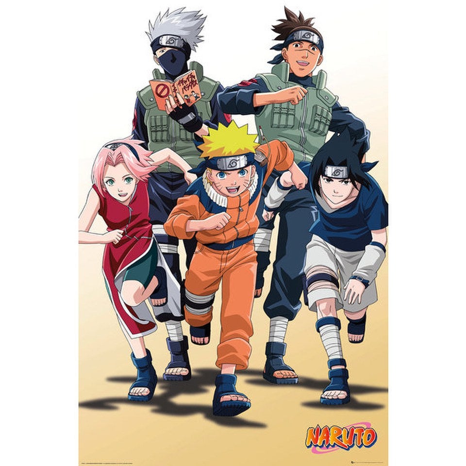 Naruto Run 24 X 36 Inches Maxi Poster Merchandise Zavvi Uk