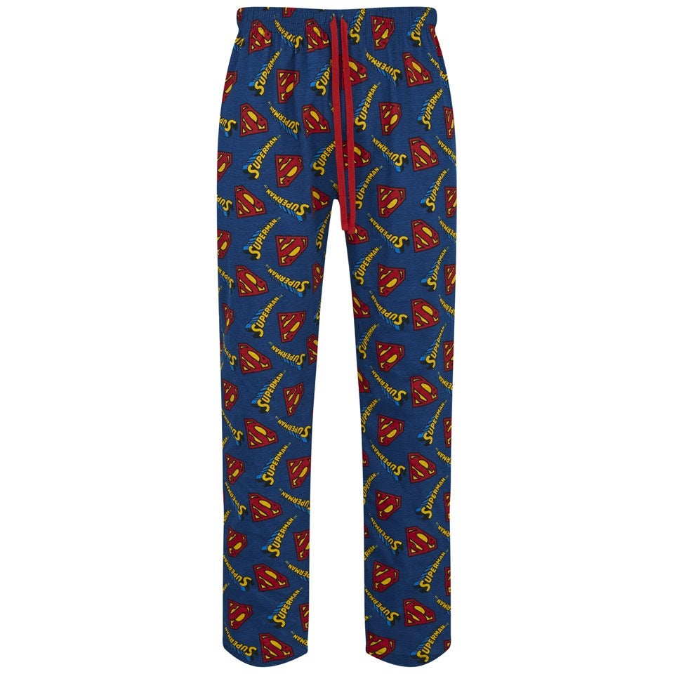 Superman Symbol and Text Pajama Sleep Pants-Small (28-30) | Walmart Canada
