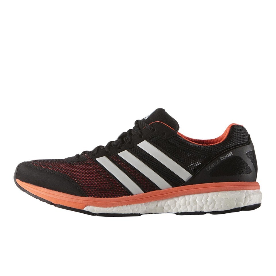 neutral Matemático pulmón adidas Men's Adizero Boston Boost 5 Running Shoes - White/Black/Orange |  ProBikeKit.com
