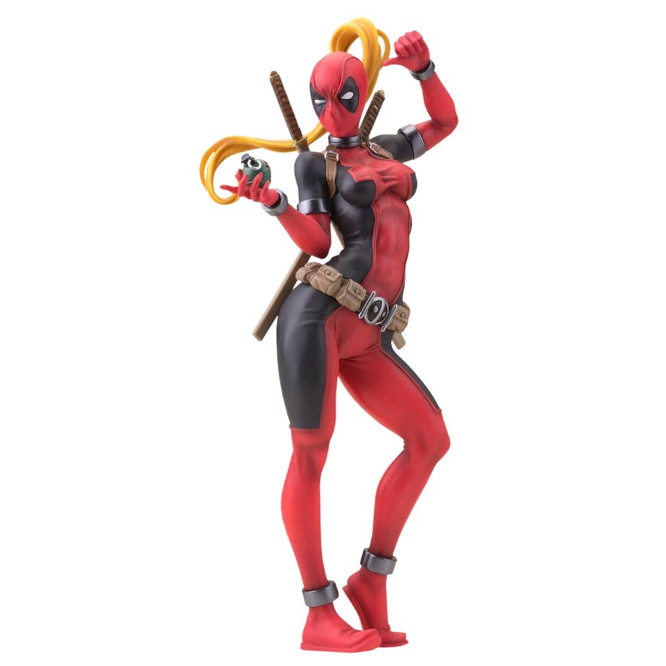 Kotobukiya Marvel Lady Deadpool Bishoujo 1 7 Scale Statue Merchandise Zavvi US